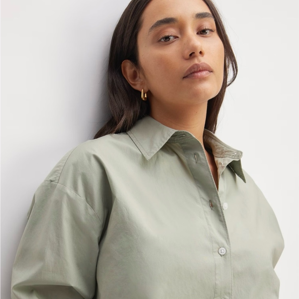Everlane Cotton Supima Boyfriend Button Down Shirt